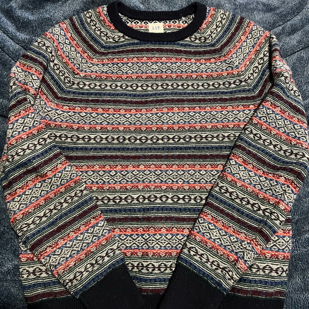 Striped multi color sweater